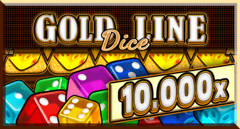 Gold Line Dice