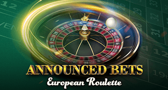 European Roulette. Announced Bets